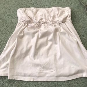 White Babydoll Tube Top